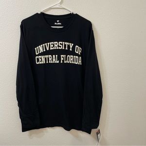 fanatic’s university of central Florida long sleeve shirt black new with tag